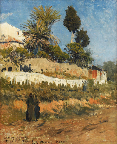 A Day In Nice - Edwin Lord Weeks - Vintage Orientalist Art Painting - Life Size Posters by Edwin Lord Weeks