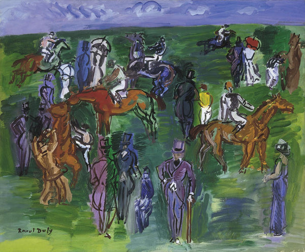 At the Races - Raoul Dufy Painting - Life Size Posters