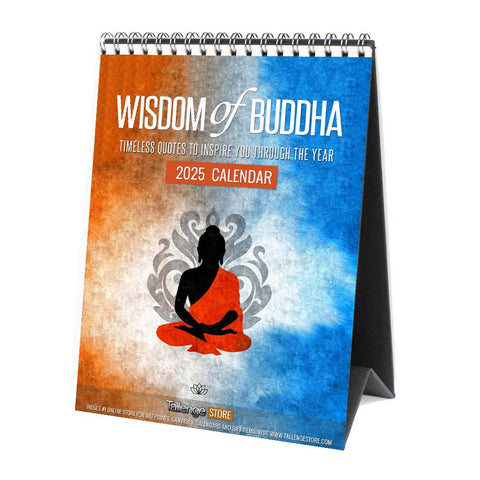 2025 Desk Calendar  - Wisdom of Buddha by Tallenge Store