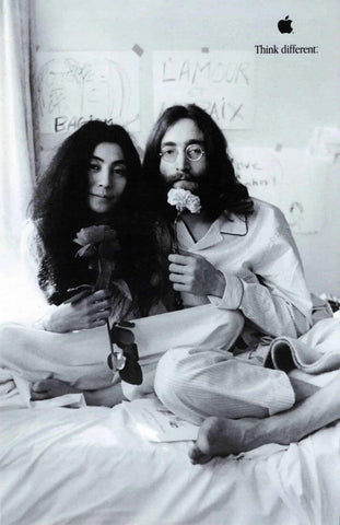 Beds-In For Peace 1969 -  John Lennon Yoko Ono - Apple Think Different Campaign by Tallenge Store