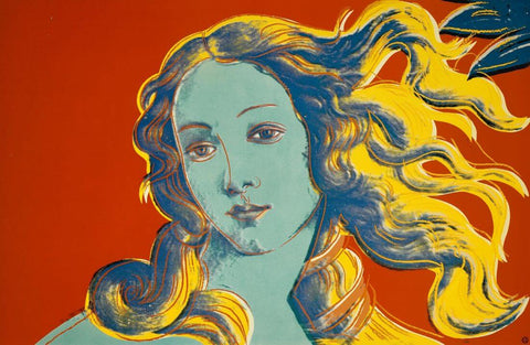 Birth of Venus (Details Of Renaissance Paintings Series, Sandro Botticelli) - Andy Warhol - Pop Art Print by Andy Warhol