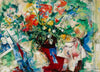 Bouquet - Hans Hofmann - Abstract  Floral Painting - Canvas Prints