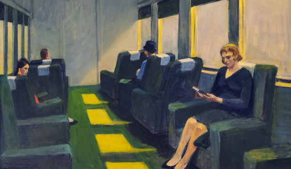 Chair Car - Edward Hopper Painting - Life Size Posters