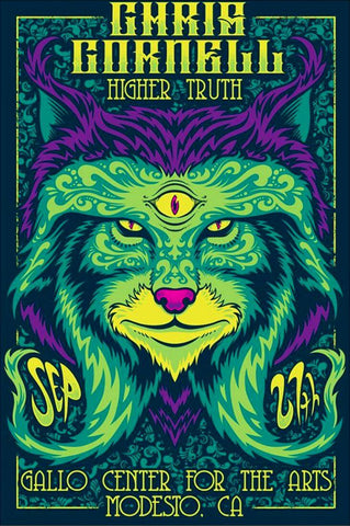 Chris Cornell - Higher Truth - Concert Poster by Tallenge Store