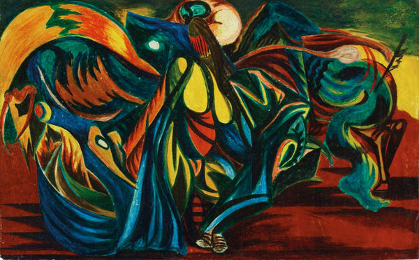 Composition With Oval Forms - Jackson Pollock - Abstract Expressionist Painting - Life Size Posters