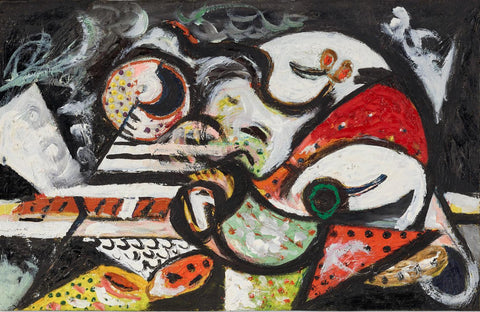 Composition with Varied Forms - Jackson Pollock - Abstract Expressionist Painting - Life Size Posters by Jackson Pollock