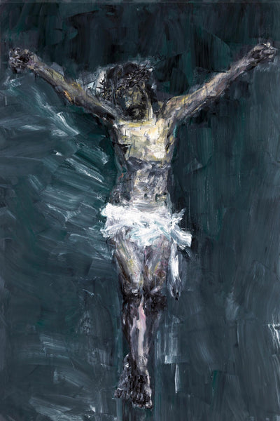 Crucifixion - Christian Contemporary Art Painting - Framed Prints