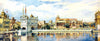 Golden Temple Amritsar - William Carpenter - Orientalist Painting Of India - Canvas Prints