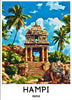 Hampi Karnataka - Travel Poster - Life Size Posters
