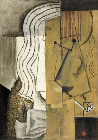 Head of a Man (Cabeza Hombre) - Pablo Picasso - Cubist Painting - Life Size Posters by Pablo Picasso