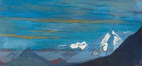 Himalayan Snows - Nicholas Roerich Mountainscape Painting - Life Size Posters by Nicholas Roerich