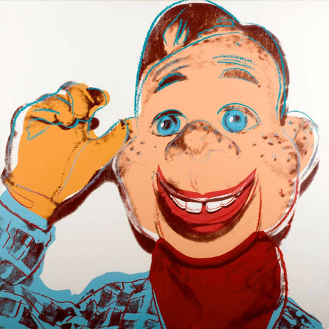 Howdy Doody (White) - Andy Warhol - Pop Art Print by Andy Warhol