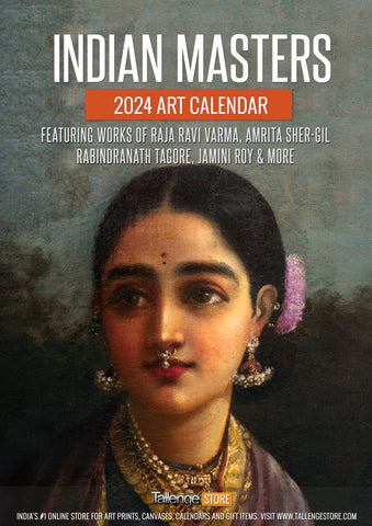 2024 Wall Calendar - Art by Indian Masters by Tallenge Store