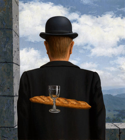 Initimate Friend (Lami Intime) - Rene Magritte - Surrealist Art Painting - Life Size Posters by Rene Magritte