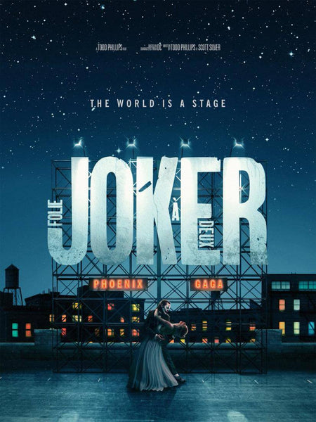 Joker - Folie à Deux - Joaquin Phoenix Lady Gaga -  Hollywood English Movie Poster 3 - Canvas Prints