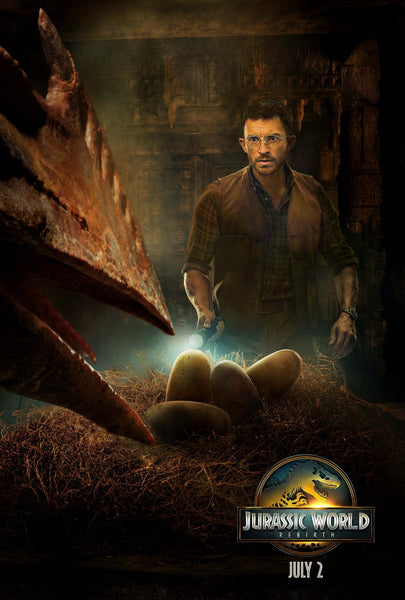 Jurassic World Rebirth - Jonathan Bailey - Hollywood Movie Poster - Framed Prints