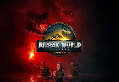 Jurassic World Rebirth - Original Movie Release Poster - Canvas Prints