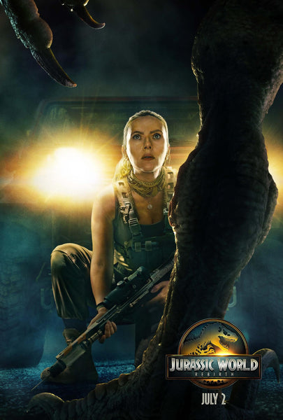 Jurassic World Rebirth - Scarlett Johansson - Hollywood Movie Poster 3 - Framed Prints