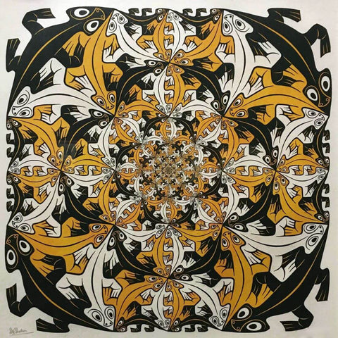 Lizards - M C Escher