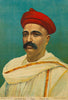 Lokmanya Bal Gangadhar Tilak - Indian Freedom Fighter Patriot - Raja Ravi Varma Chromolithograph Print - Large Art Prints