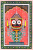 Lord Jagannath In Shringar - Pattachitra Folk Art Of Odhisa Painting - Art Prints