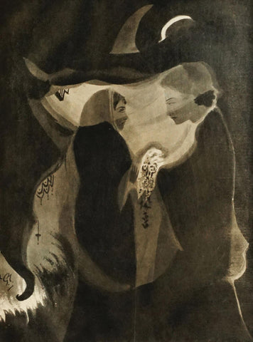 Love Sight - Gaganendranath Tagore - Bengal School Painting by Gaganendranath Tagore