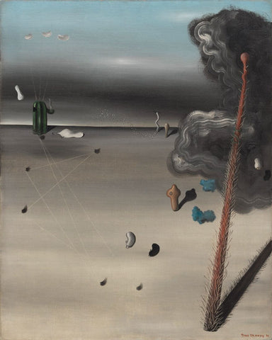 Mama, Papa Is Wounded - Yves Tanguy  - Surrealist Art Painting Masterpiece by Yves Tanguy