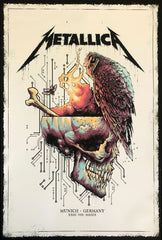Metallica - Munich Concert 2019 - Rock and Metal Music Concert Poster