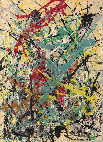 Number 16 - Jackson Pollock - Abstract Expressionist Painting - Life Size Posters by Jackson Pollock