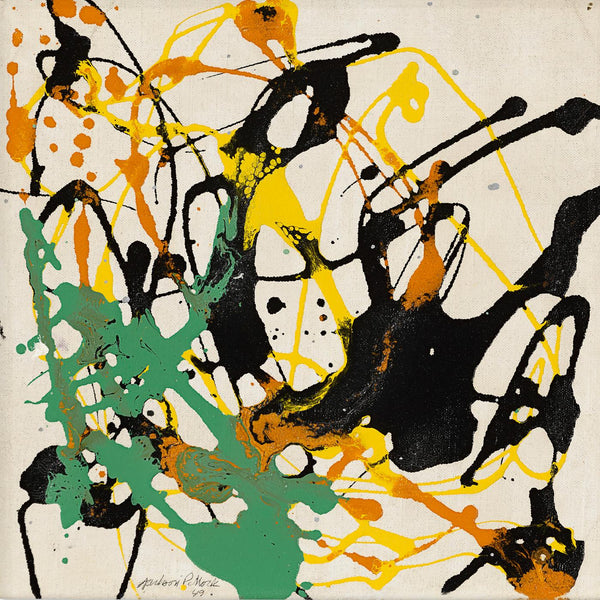 Number 28 - Jackson Pollock - Abstract Expressionist Painting - Life Size Posters