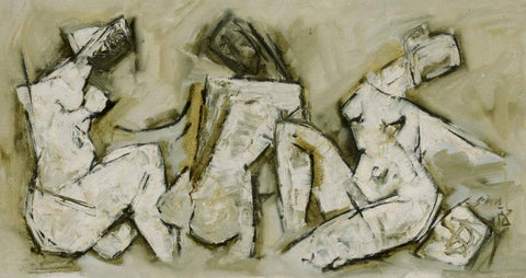 Padmini Mohinni Shankhini - M F Husain Painting by M F Husain