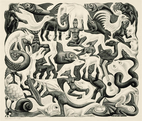 Plane Filling III - Maurits Cornelis Escher by M. C. Escher