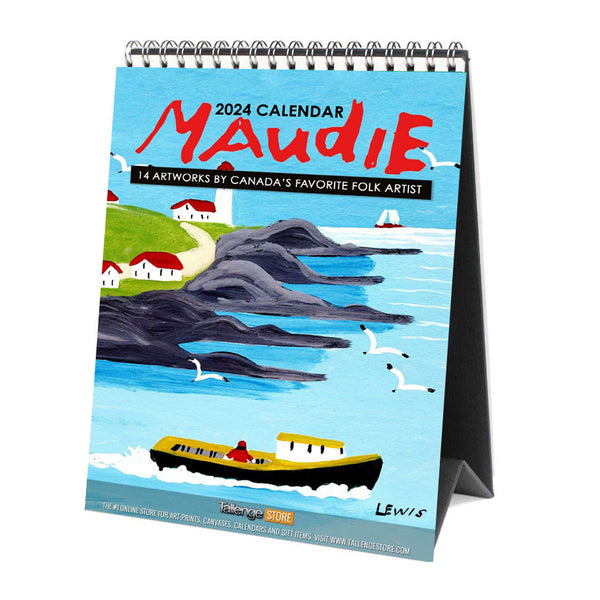 2024 Desk Calendar Maud Lewis Canadian Folk Artworks by Tallenge