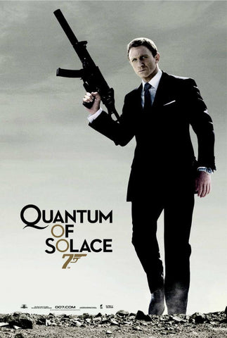 Quantum Of Solace - Daniel Craig - James Bond Movie Poster by Joel Jerry
