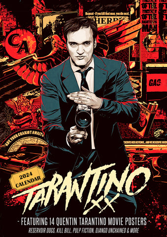 2024 Wall Calendar - Quentin Tarantino Movie Calendar - Hollywood Pictures by Tallenge Store