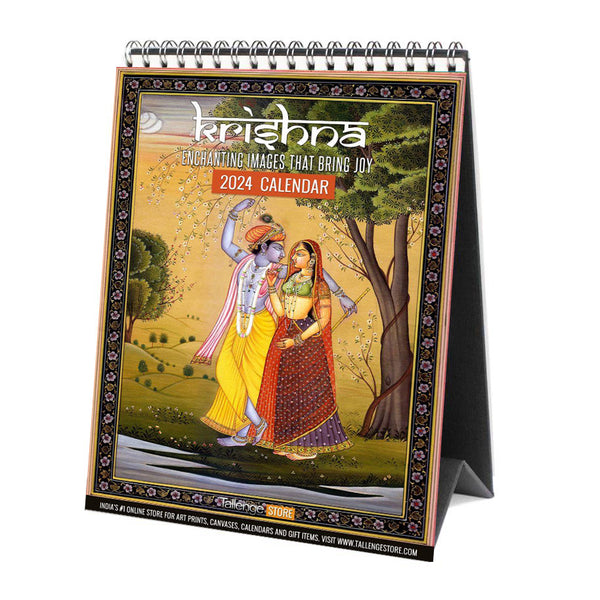 2024 Desk Calendar Enchanting Krishna by Tallenge Store Buy 2018