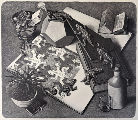 Reptiles - M C Escher by M. C. Escher