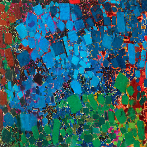 Rhapsody - Lynne Drexler - Abstract  Floral Painting - Art Prints