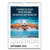 2024 Wall Calendar - Sports Motivational Collection