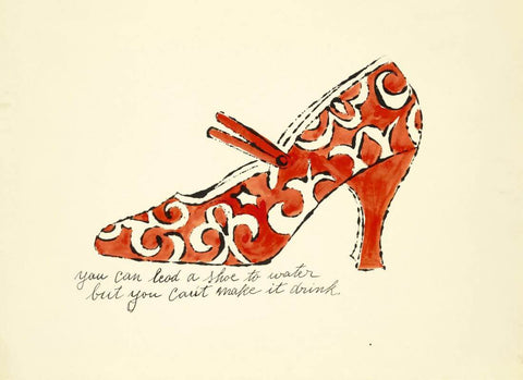 Shoe Design - Andy Warhol Painting by Andy Warhol