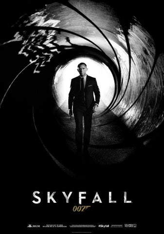Skyfall - Daniel Craig - James Bond Movie Poster by Joel Jerry