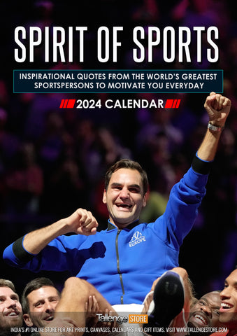 2024 Wall Calendar - Sports Motivational Collection by Tallenge Store