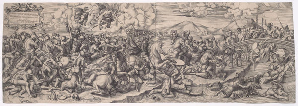 The Battle Of Constantine At The Milvian Bridge - Raphael - Large Art Prints
