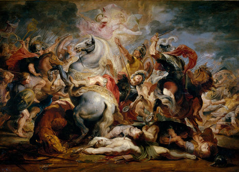 The Death of the Consul Publius Decius - Peter Paul Reubens - Life Size Posters by Peter Paul Rubens