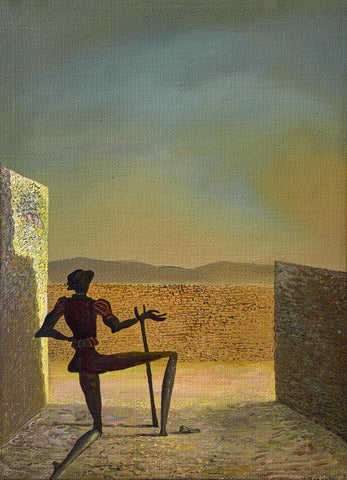 The Ghost of Vermeer (Le spectre de Vermeer de Delft) - Salvador Dali - Surrealist Masterpiece Painting by Salvador Dali