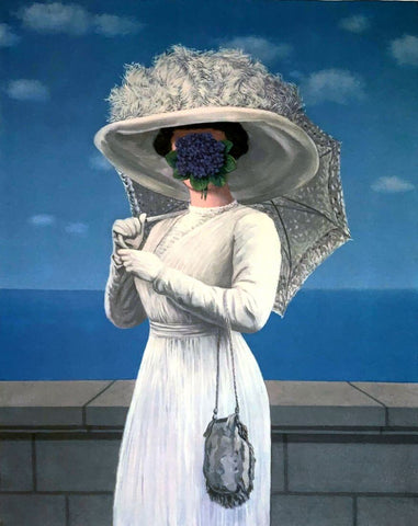 The Great War (La Grande Guerre) - René Magritte - Surrealist Painting by Rene Magritte