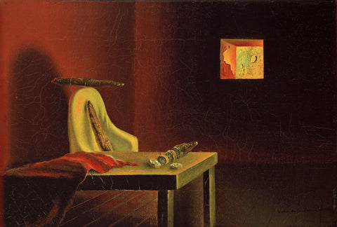 The Invisible Man - Salvador Dali - Surrealist Painting by Salvador Dali