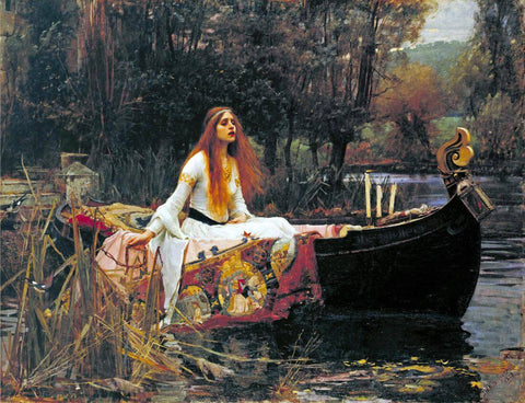 The Lady Of Shalott -John William Waterhouse by John William Waterhouse