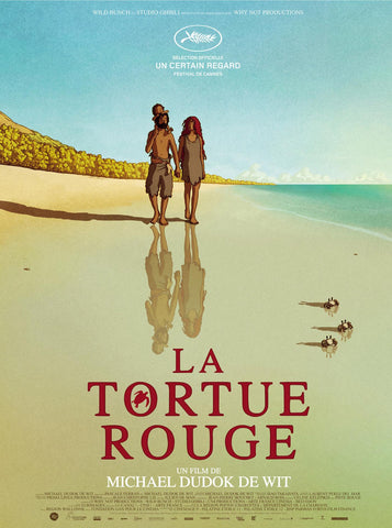 The Red Turtle (La Tortue Rouge) - Studio Ghibli - Japanese Animation Movie Poster - Life Size Posters by Tallenge