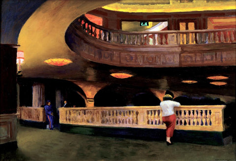 The Sheridan Theate - Edward Hopper - Contemporary Art Painting - Canvas Prints
